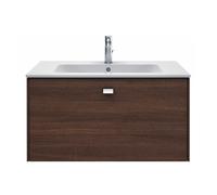 Lavabo para muebles Duravit ME de Starck, 1 agujero para grifo, rebosadero, con banco para grifo, 830 mm, 23368332001, Color: Seda blanca mate con Wondergliss