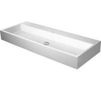 Lavabo para muebles Duravit Vero Air 120x47cm, sin rebosadero, con banco con agujero para grifo, sin agujero para grifo, 23501200701, Color: Blanco con Wondergliss