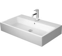 Lavabo para muebles Duravit Vero Air 80x47cm, con rebosadero, con banco con agujero para grifo, sin agujero para grifo, 2350800060, Color: Blanco
