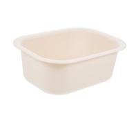 Lavabo Pequeño Portátil para Ñiño, Cubeta de Plástico PP Beige | Tabla Cambiador y Lavado, Uso Sencillo y Práctico, Pieza Estable y Ligera, Adecuado en Casa o Viaje