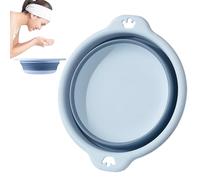 Lavabo Plegable De Silicona Portáti, redond Barreño Plegable, Colgar, Portátil Para Acampar, Viajar, Cocina, Lavar La Cara, Verduras, Platos, Ropa, Remojar Los Pies