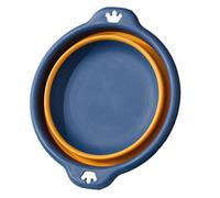 Lavabo plegable - Lavabo plegable | Lavabo redondo plegable | Lavabo plegable multiuso con asas colgantes | Cuenco portátil para camping, uso al aire libre