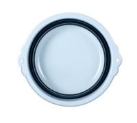 Lavabo Plegable, Lavabo Redondo para Lavar, Lavabo Portátil, Lavabo Plegable de Plástico, Lavabo Plegable Engrosado para Acampar, Viajes Al Aire Libre, Lavabo de (S 20 cm/7,9