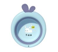 Lavabo plegable para bebés - Lavapies facial plegable, bañeras de dibujos animados engrosadas | Lavabo plegable portátil para baño infantil, viajes, uso y limpieza de jardín de infantes