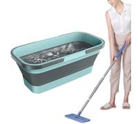 Lavabo Plegable Rectangular - Resistente 46 Cm, Contenedor Que Ahorra Espacio, Equipo De Al Aire Libre | Limpieza Baño Cocina Deprimido Azulejo Madera Dura Senderismo Viajar RV Camper Van Jardín