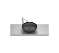 Lavabo Redondo de Sobre Encimera Fineceramic 42 5x13 Cm 5x42 cm Negro Roca