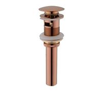 Lavabo sifónico Basin Pop Up Drain Brass Bottle Trap Bathroom Sink Siphon Drains with Kit P-TRAP Pipe Waste Hardware(Burgundy)