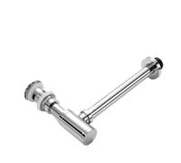 Lavabo sifónico Bathroom Basin Bottle Trap Drain With Sink Pop Up Siphon Fixture P-Trap Hose for Home Renovation(Chrome overflow)