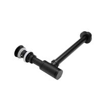 Lavabo sifónico Bathroom Basin Bottle Trap Drain With Sink Pop Up Siphon Fixture P-Trap Hose for Home Renovation(Black overflow)