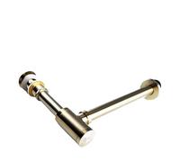 Lavabo sifónico Bathroom Basin Bottle Trap Drain With Sink Pop Up Siphon Fixture P-Trap Hose for Home Renovation(Brushed G overflow)