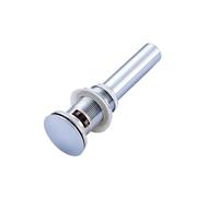 Lavabo sifónico Bottle Trap Siphon Antique Brass P-TRAP Bathroom Vanity Basin Pipe Waste Pop Up Drain with Over Flow(Chrome B)