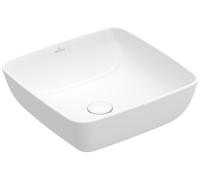 Lavabo sobre encimera Artis de Villeroy & Boch, cuadrado, sin rebosadero, 410x410mm, 417841R1, Color: Cerámica Blanca