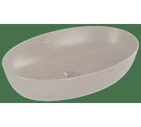 Lavabo sobre encimera Artis de Villeroy & Boch, Ovale, sin rebosadero, 610x410mm, 419861AM, Color: Almendra, CeramicPlus