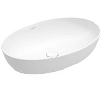 Lavabo sobre encimera Artis de Villeroy & Boch, Ovale, sin rebosadero, 610x410mm, 419861R1, Color: Cerámica Blanca