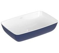 Lavabo sobre encimera Artis de Villeroy & Boch, rectangular, sin rebosadero, 580x385mm, 417258BCS4, Color: Océano profundo