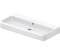 Lavabo sobre encimera Duravit Collection One, 1000x470mm, con rebosadero, parte inferior pulida y esmaltada, 2382100028, Color: sin orificio para grifo