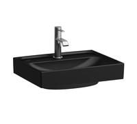 Lavabo sobre encimera LAUFEN Meda, pulido, 450x350mm, 1 agujero para grifo, sin rebosadero, H8161117161111, Color: Negro Mate