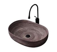 Lavabo Sobre Encimera Lavabo de exterior for el hogar, estilo retro, sobre encimera, lavabo individual, baño, cerámica Baño Pila de Lavar