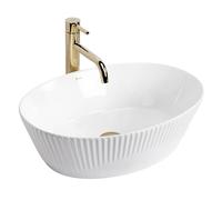 Lavabo Sobre Encimera Rea Astoria White 49X34X15Cm