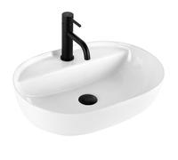 Lavabo Sobre Encimera Rea Aura 51 Blanco