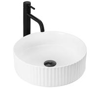 Lavabo Sobre Encimera Rea Delia Blanco
