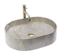 Lavabo Sobre Encimera Rea Nadia 50 Kashmir Gris