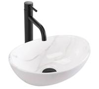 Lavabo Sobre Encimera Rea Sofia Mini Cloudy Gris