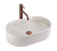 Lavabo Sobre Encimera Rea Vanda 48 Beige 49X31X13Cm