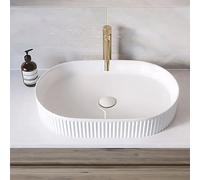 Lavabo Sobre Encimera Rea Vanda 61 Blanco