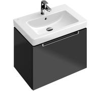 Lavabo Subway 2.0 de Villeroy & Boch, con rebosadero, 1 agujero para grifo, 600x470mm, 7113F001, Color: Blanco