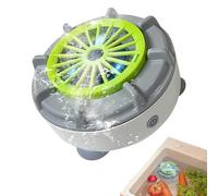 Lavabo | Tazón de lavado portátil - Limpiador automático eléctrico para lavar y drenar carne, mariscos, ensalada, bayas para cocinar diariamente