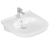 Lavabo ViCare de Villeroy & Boch, 1 orificio para grifo, con rebosadero, 560x550 mm, sin fondo, 411955R1, Color: Cerámica blanca Plus