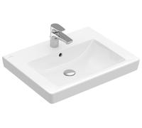 Lavabo Villeroy & Boch Lavabo Subterráneo 600x470mm, 1 agujero para grifo, con rebosadero, 71136G01, Color: Blanco