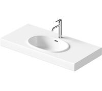Lavabos Duravit Balcoon, 1 agujero para grifo, con rebosadero, anchura 1000mm, 241210AA00, Color: Blanco alto brillo