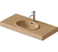 Lavabos Duravit Balcoon, 1 agujero para grifo, con rebosadero, anchura 1000mm, 241210AM00, Color: Arcilla terra Mate