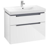 Lavabos Villeroy & Boch Metro XXL 2.0, A91410DH, Color: Blanco brillante, mango: cromado brillante