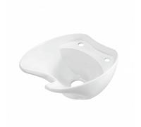 Lavacabezas de Peluquería Cuenco de Champú Tazón de Lavado Lavabo de Salón Recipiente Cerámico con Borde para Cuello Confort para Cliente y Adecuado, color to 1