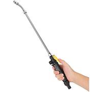 Lavado de Autos Lavado Aire Acondicionado Pistola de Agua Alta Presión Atomización Ajustable Vivero Aspersión Riego Flores Riego Verduras Riego Coche (48 cm) (Negro)