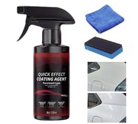 Lavado De Coche Sin Agua | 120 Ml De Agente Multifuncional Rápido Sin Agua En Pulverizador,Recubrimiento Cerámico En Spray - Para Detallado Pulido Y Lavado De