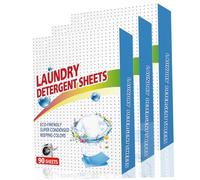 Lavado de detergente de detergente Desmontaje de manchas Rellena jabón de lavandería para viajes en casa 270 piezas, tiras