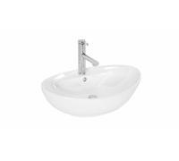 Rea LAVABO SOBRE ENCIMERA Cindy Lavabo de baño 585 x 390 x 220 mm Cerámica (blanco)