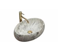 Lavado Fregadero Baño de Cerámica De Apoyo REA Linda Stone