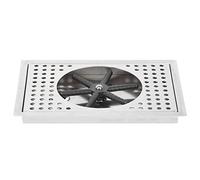Lavador automático de vasos de acero inoxidable G1/2 pulgada, enjuagador de vidrio para bares y cafeterías, cuerpo de acero inoxidable 304 con boquilla de cobre, limpiador de vasos