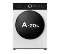 Lavadora 12 kg, ideal para familias, Clase A-20%, vapor, VALBERG WF 1214 A-20 F W566C