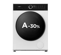 Lavadora 8kg, clase A-30%, motor inverter, blanca VALBERG WF 814 A-30 F W566C
