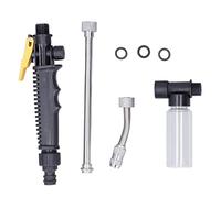 Lavadora a chorro de alta presión, pulverizador de agua de espuma ajustable desmontable, superimpacto, para riego de jardín, lavado de coches