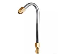 Lavadora a presión de acero inoxidable para boquilla de lanza con ángulos de 30 grados, 90 grados y forma de U para aplicaciones de limpieza de superficies (forma de 17 cm-U)