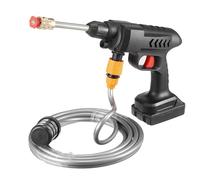 Lavadora A Presión Inalámbrica Con Potencia De 2000 W - Pistola De Lavado De Autos De Alta Presión Con Generador De Espuma - Limpiador En Aerosol Con Pistola De Agua Inalámbrica Pa(Color:Dos baterías)