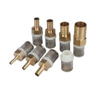 Lavadora a presión SS filtro de púas for manguera 4 Uds 6-25mm malla bomba de agua combustible