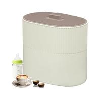 Lavadora automática de cristal con tapa antipolvo y depósito de agua de 1600 ml para casa, cafetería, bar, se adapta a vasos de 3 a 10 cm de diámetro